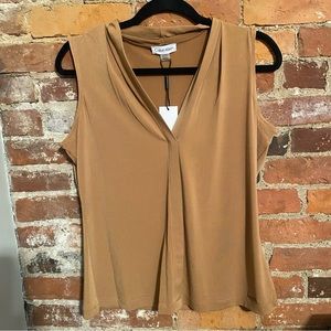 NWT Calvin Klein Knit V-Neck Sleeveless Cami Top